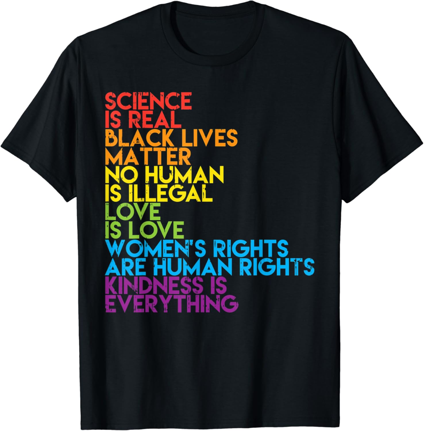Rainbow blm shirt Clearance
