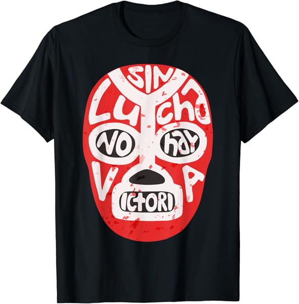 Lucha Libre Tshirt - Luchador - Mexican Wrestling Mask Tee T-Shirt
