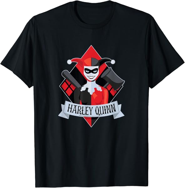 DC Comics Harley Quinn Diamond Portrait T-Shirt