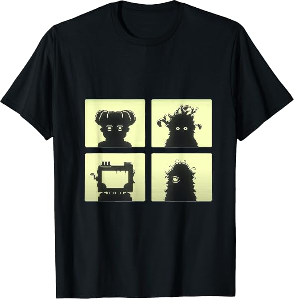 Inscryption Four Scribes Boss Psychological Card Game Scary T-Shirt