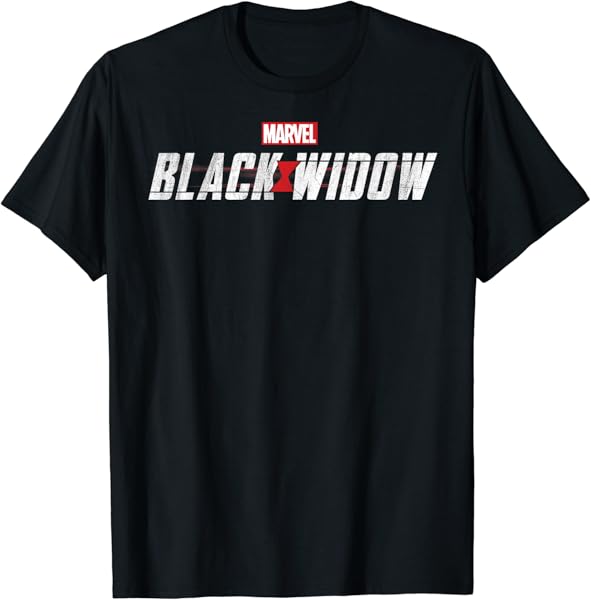 Marvel Black Widow Official Movie Logo T-Shirt