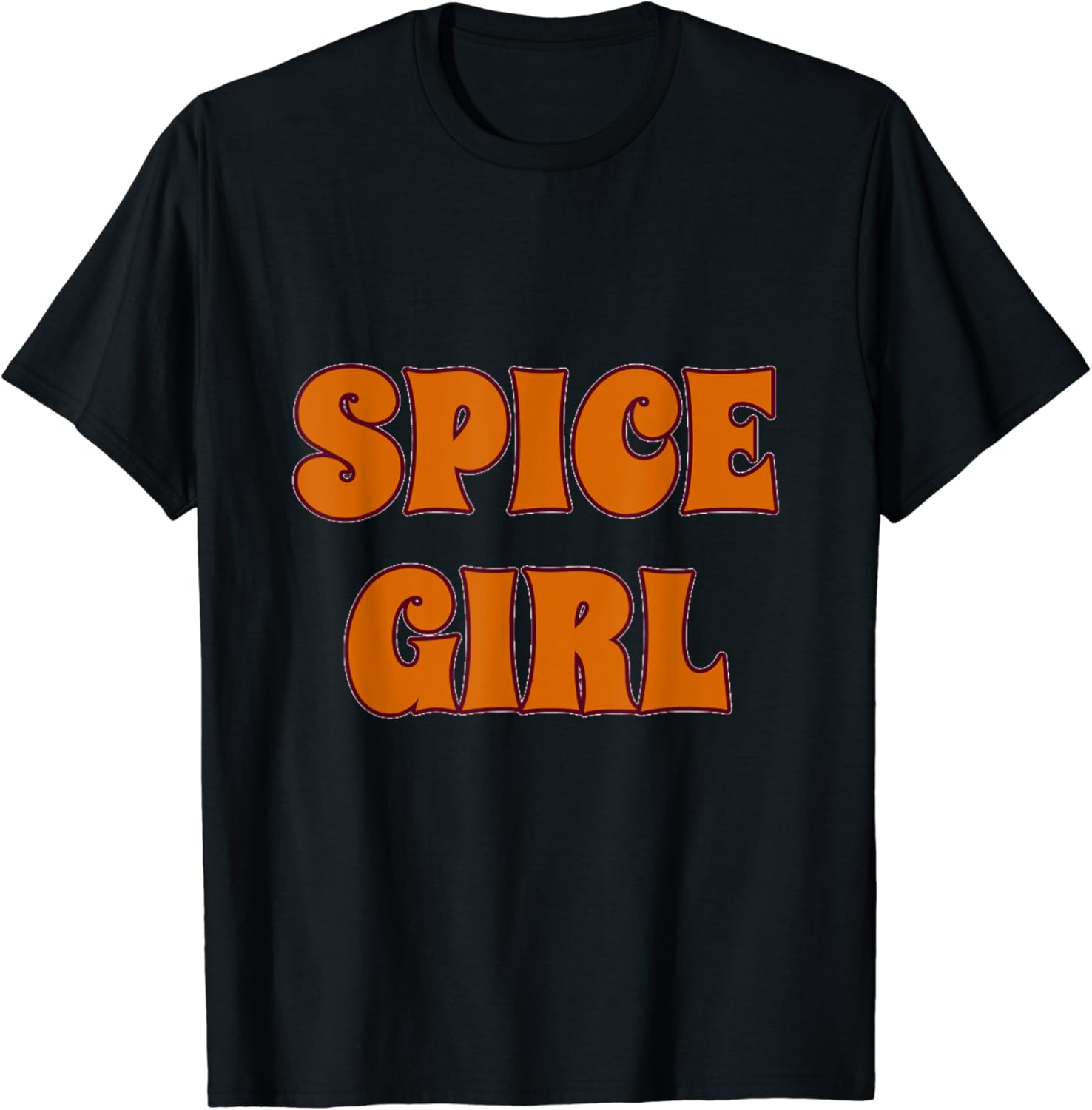 Spice Girl Fall Pumpkin Trendy Graphic Tee TShirt