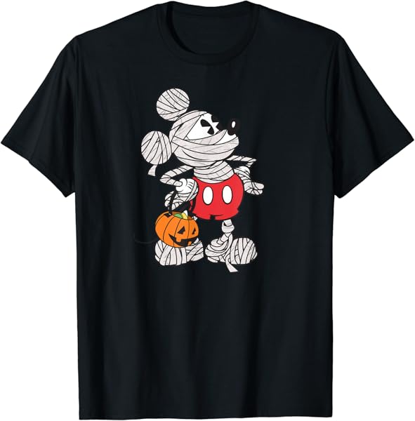 Disney - Halloween Mummy Mickey Glitter T-Shirt