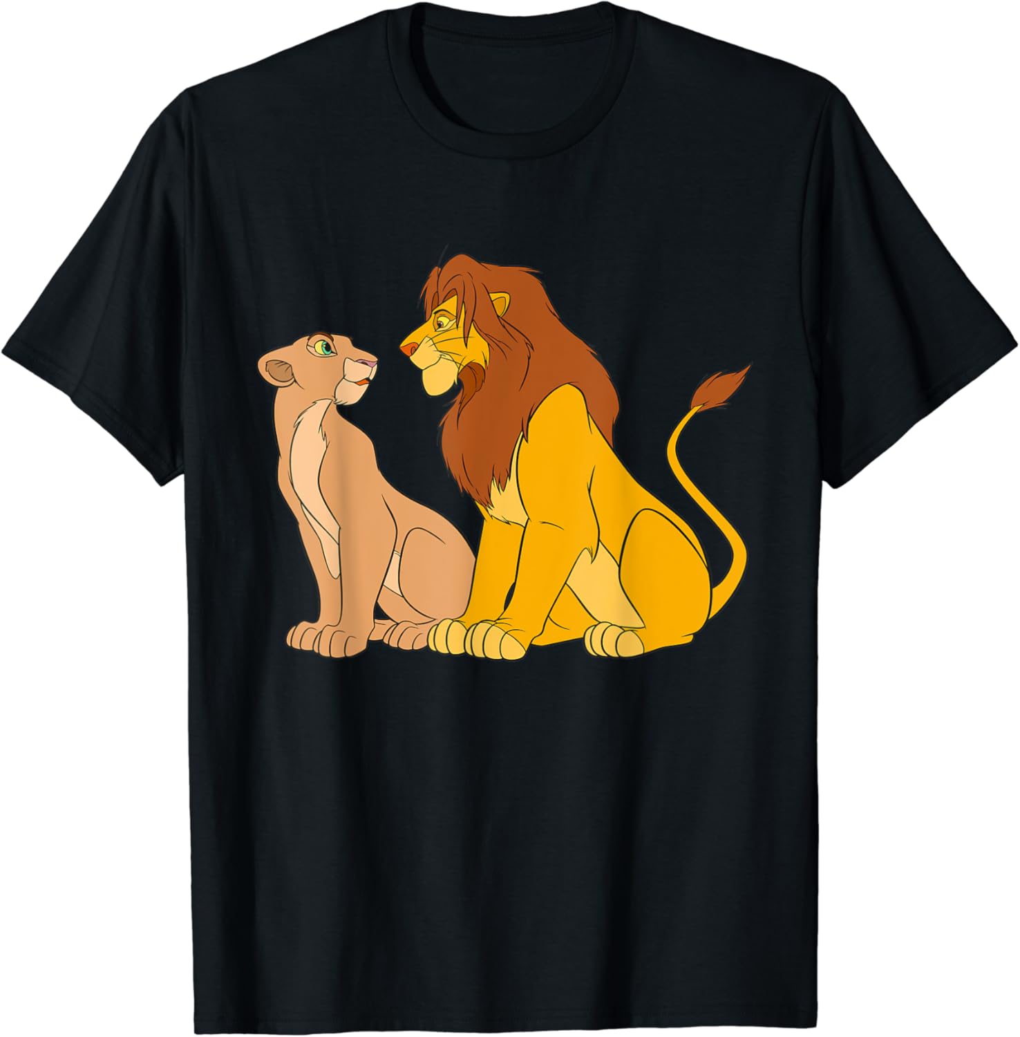 T shirt simba et nala Clearance