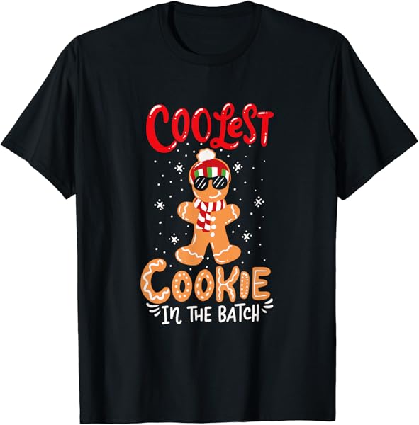 Coolest Cookie In The Batch Dabbing Gingerbread Man Costume T-Shirt