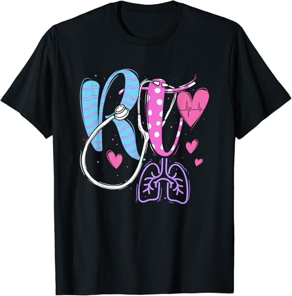RT - Respiratory Therapist Therapy Medical Practitioner T-Shirt