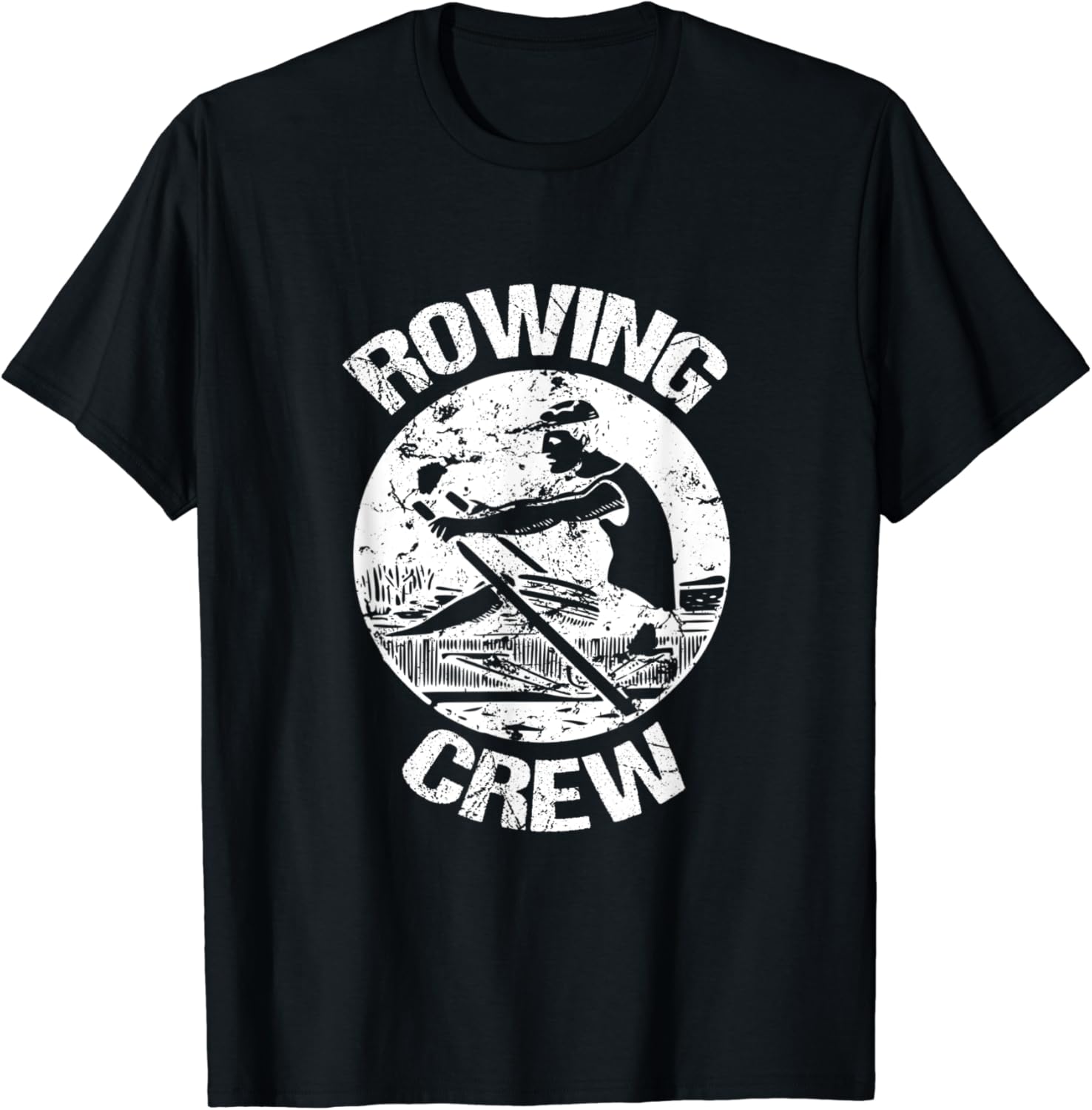 Rowing Crew Vintage Look Row Boat Oars Gift TShirt Clothing