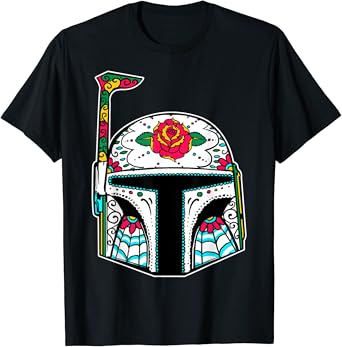 Boba fett skull shirt Clearance