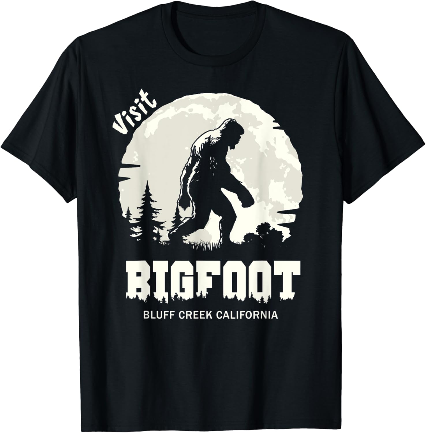 Bigfoot Clothing - Sasquatch Apparel - Bigfoot T-Shirt : Amazon.co.uk