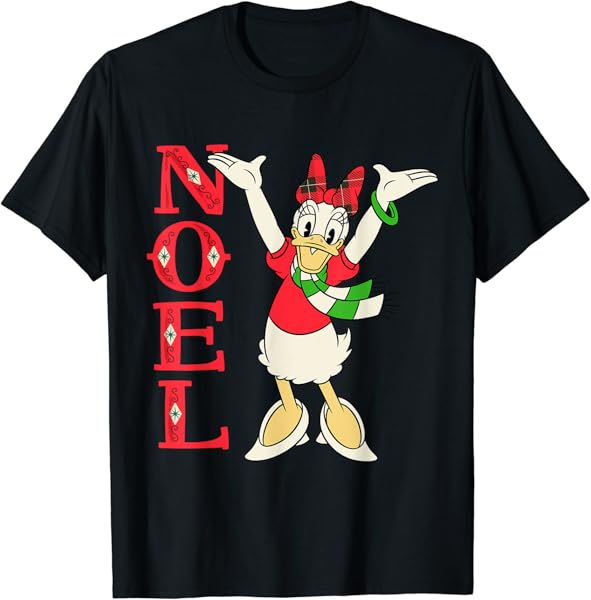 Disney Vintage Daisy Duck Noel Holiday T-Shirt