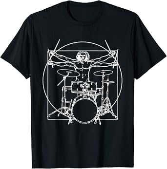 Da vinci drummer t shirt Clearance