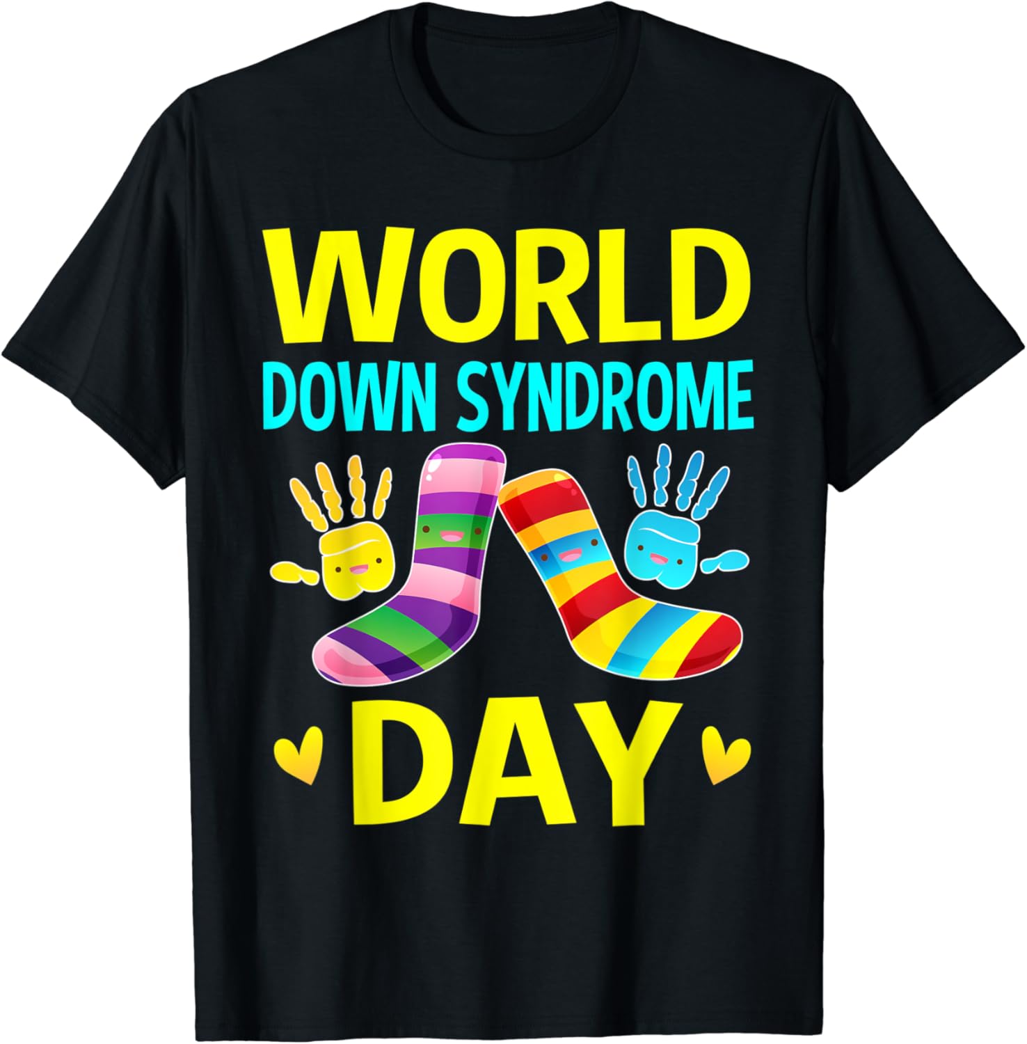 World Down Syndrome Day Shirt Gifts Men Women Kids Socks T-Shirt