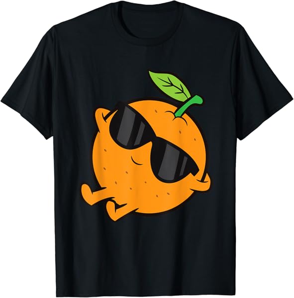 Cute Orange Fruit Relaxing Lazy Orange T-Shirt