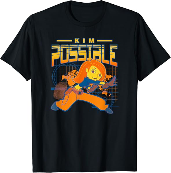 Disney Kim Possible Schematic Kim Poster T-Shirt