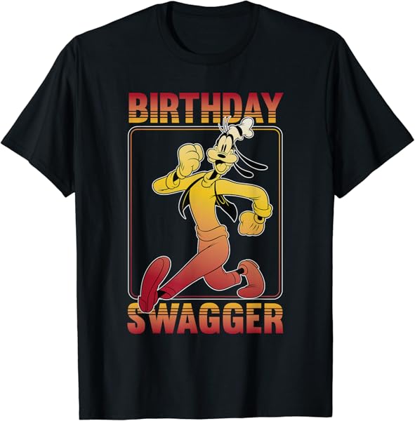 Disney Goofy Birthday Swagger T-Shirt