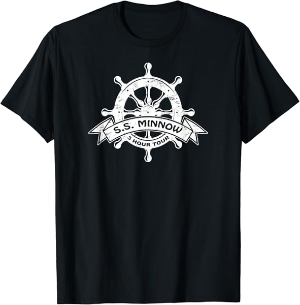 SS Minnow 3 Hour Tour Gilligan\'s Island Distressed T-shirt T-Shirt