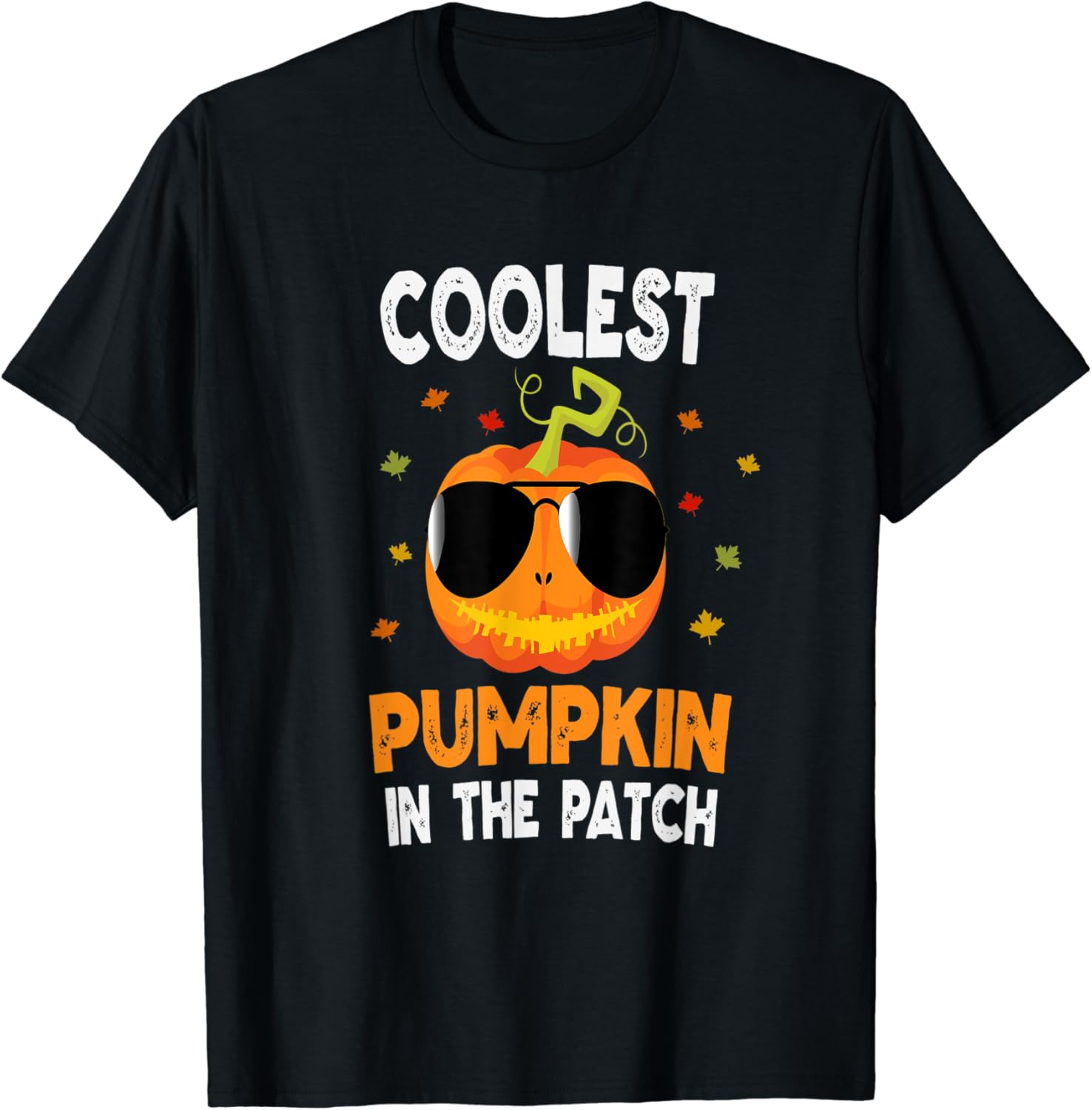 Amazon.com: Coolest Pumpkin in the Patch Fall Halloween Design T-Shirt