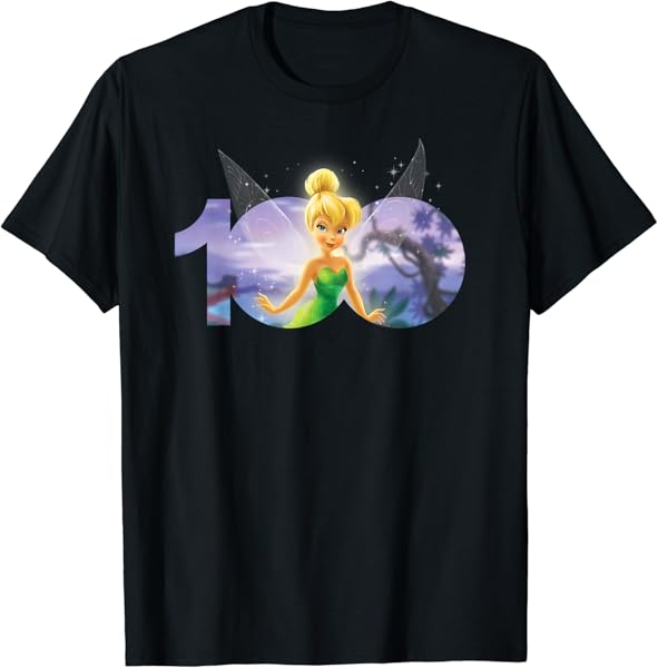 Disney 100 Anniversary Peter Pan Tinker Bell D100 T-Shirt