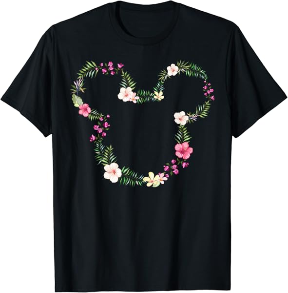 Disney Mickey & Friends Mickey Tropical Floral Ears T-Shirt