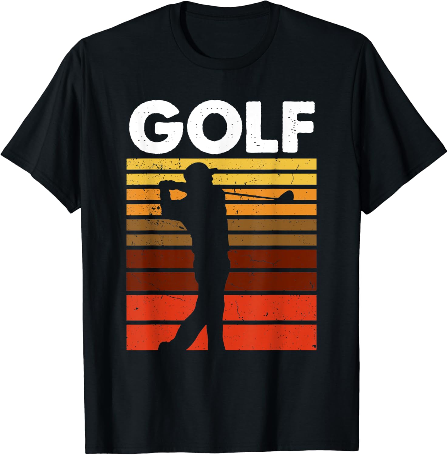 Golf Sports Retro Vintage Golfer T-Shirt : Amazon.de: Fashion