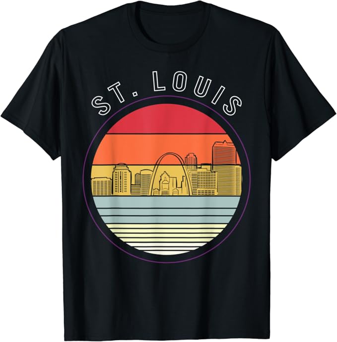 Amazon.com: Saint Louis Skyline St. Louis Missouri Downtown City ...