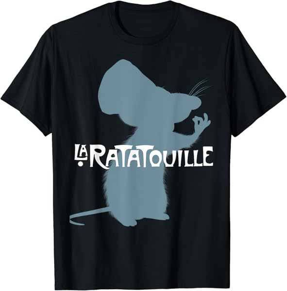 Disney Pixar Ratatouille Remy Chef\'s Kiss Silhouette T-Shirt