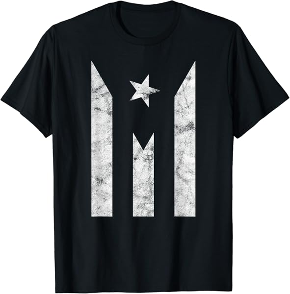 Puerto Rico Black Flag Puerto Rican Pride Orgullo Boricua T-Shirt