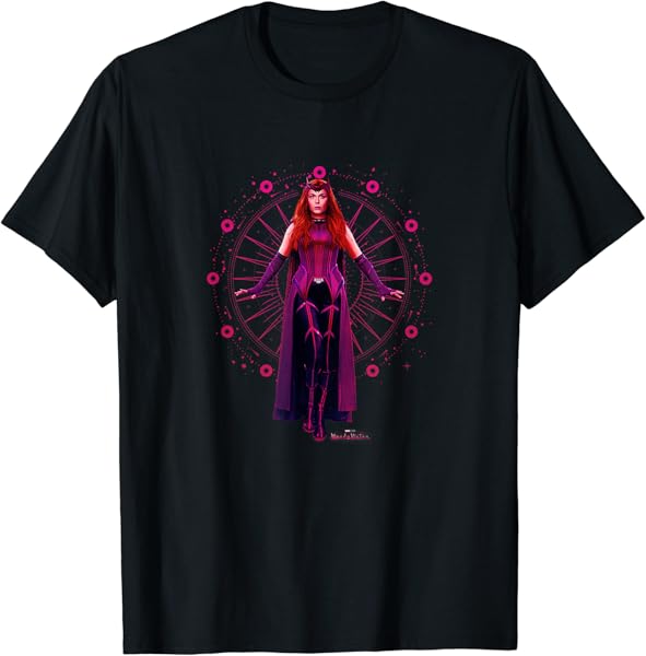 Marvel WandaVision The Scarlet Witch Floating Portrait T-Shirt
