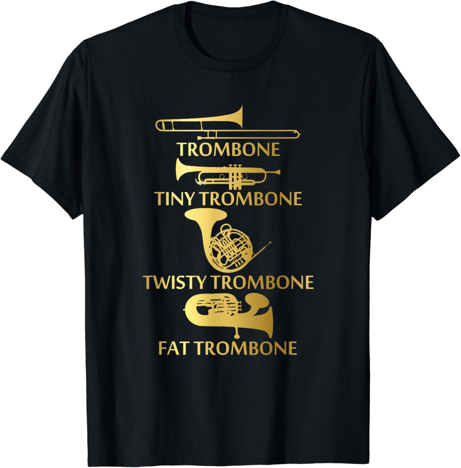 Brass Section Trombone Funny Marching Band Gift TShirt