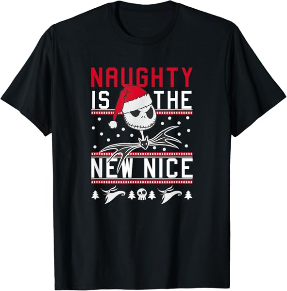 Disney Nightmare Before Christmas Nice Jack Short Sleeve T-Shirt