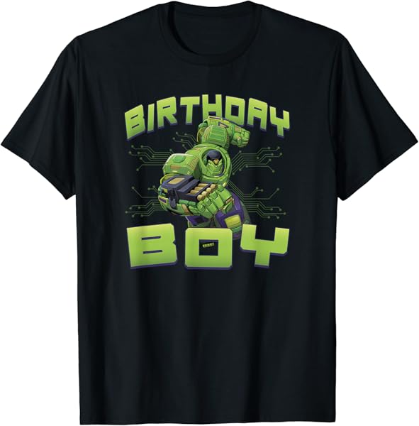 Marvel Avengers The Hulk Mech Birthday Boy T-Shirt