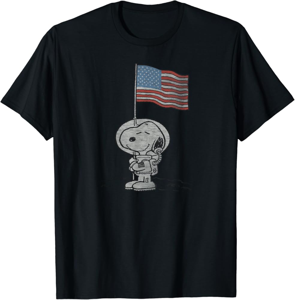 snoopy space t shirt