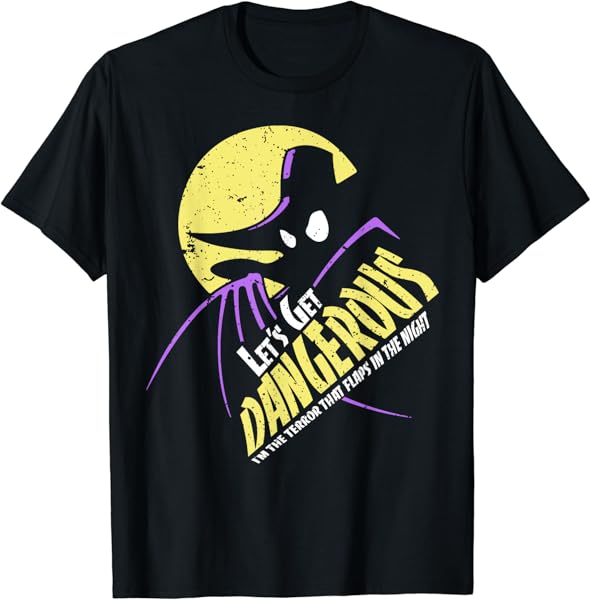Cartoon Let\'s Get Dangerous Noir T-Shirt