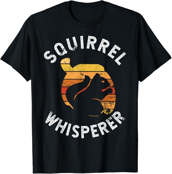 Funny Squirrel Art For Men Women Kids Pet Squirrel Lovers T-Shirt