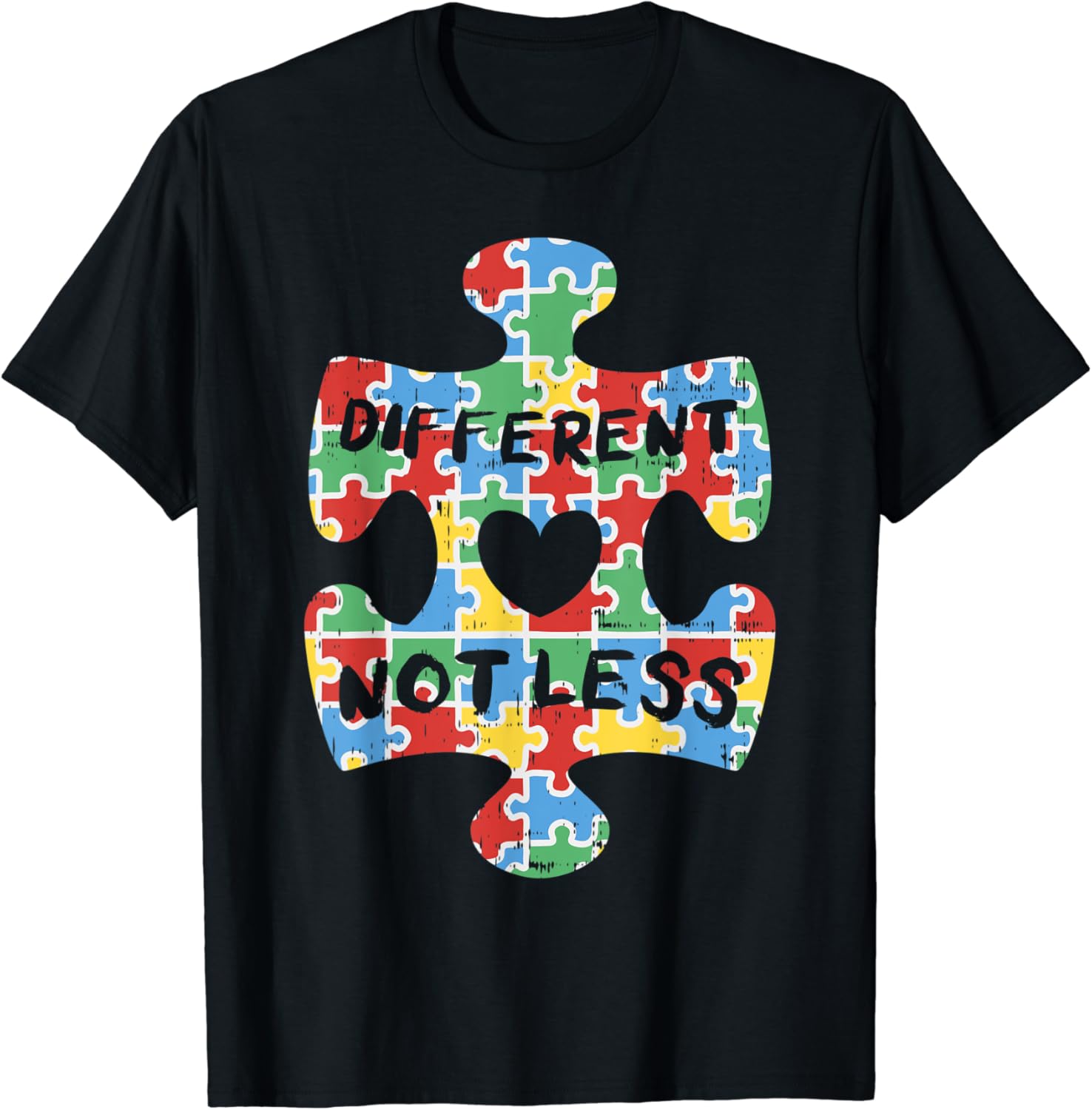 Different Not Less Shirt Autism Awareness Puzzle Autistic T
