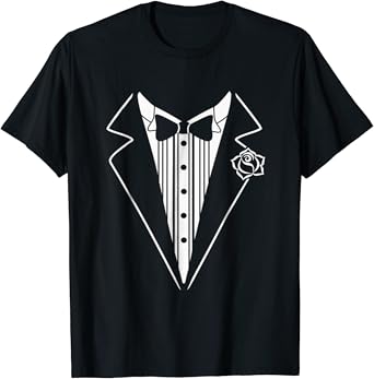 Tuxedo tee shirt amazon Clearance