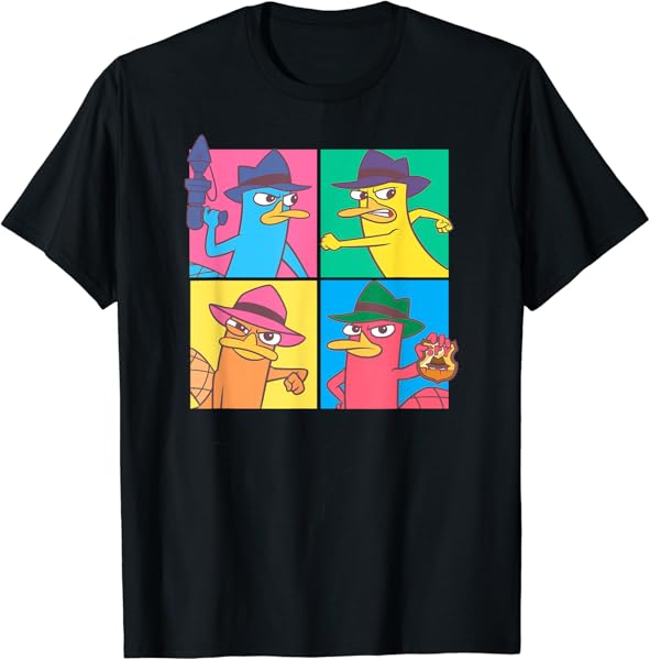 Disney Phineas And Ferb Agent P Pop Box Up T-Shirt