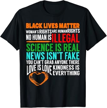Anti blm tee shirts Clearance