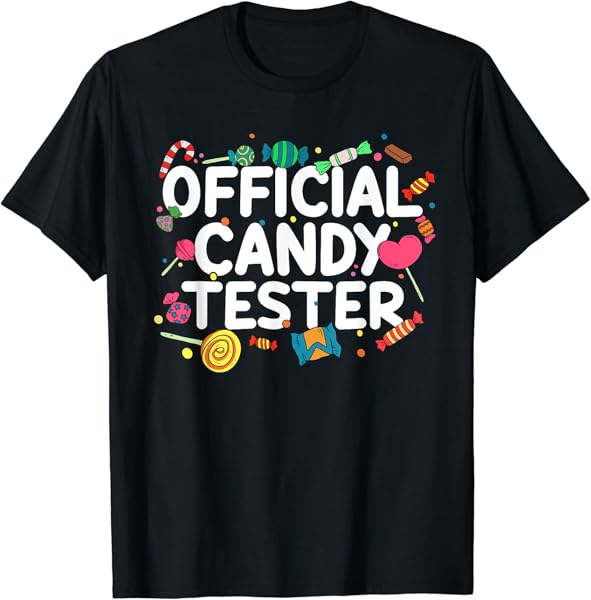 Cool Candy Art Men Women Kids Lollipop Candy Bar Halloween T-Shirt