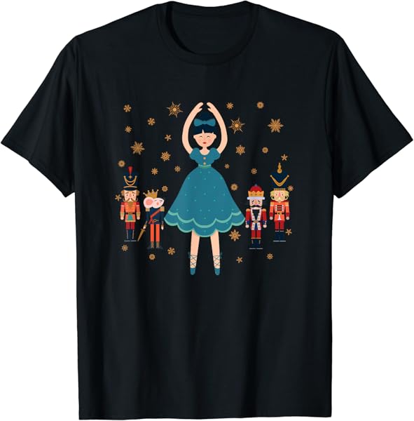 Christmas Ballet Clara Mouse King Princess Nutcracker T-Shirt