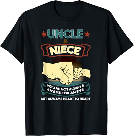 Uncle and niece t shirt Clearance