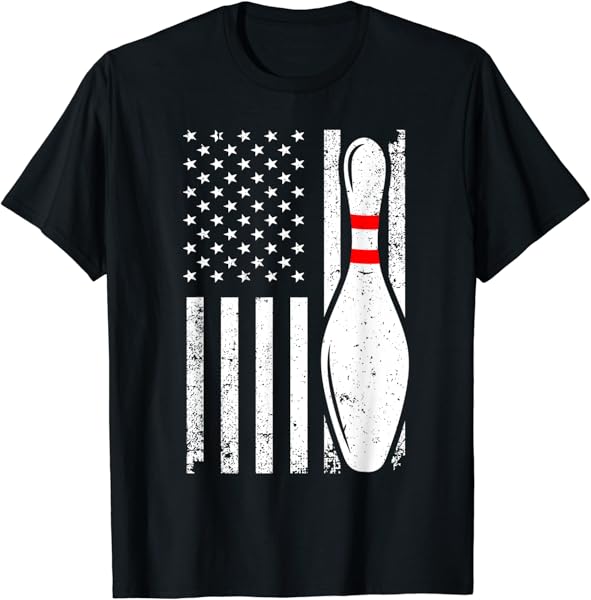 Cool Bowling Design For Men Women Bowler Bowling Pin Sport T-Shirt