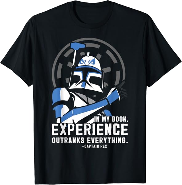 Star Wars Clone Wars Captain Rex Experience Graphic T-Shirt T-Shirt