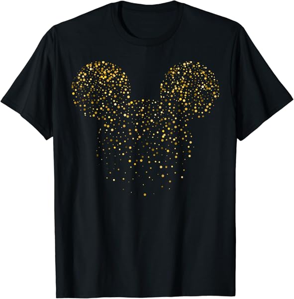 Disney New Year\'s Mickey Mouse Confetti T-Shirt