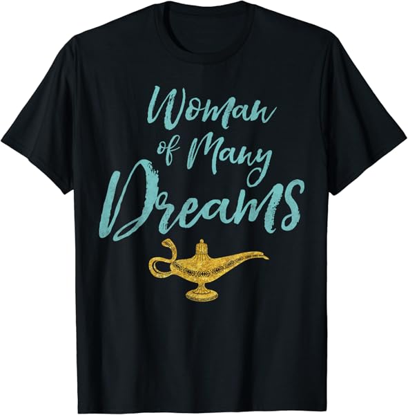 Disney Aladdin Live Action Woman Of Many Dreams Word Stack T-Shirt