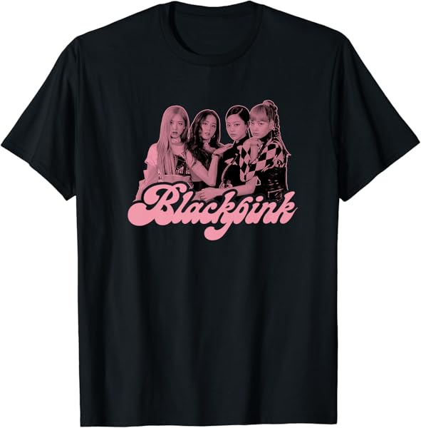 BLACKPINK Official Pink Photo Premium T-Shirt