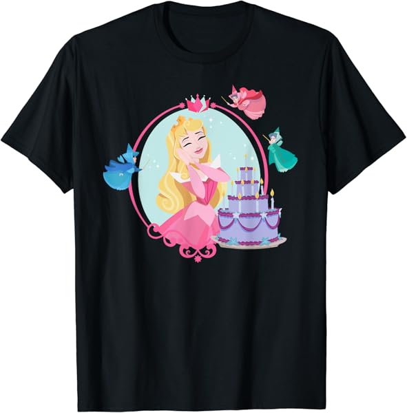 Disney Princess Aurora Sleeping Beauty Birthday T-Shirt