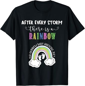 Rainbow baby shirt for mom Clearance