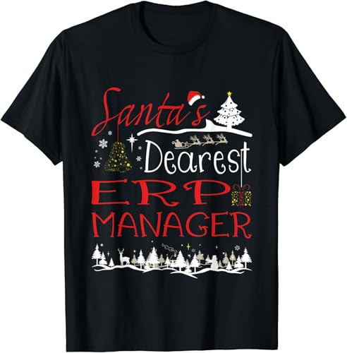 ERP Manager Xmas Job Cute Christmas T-Shirt