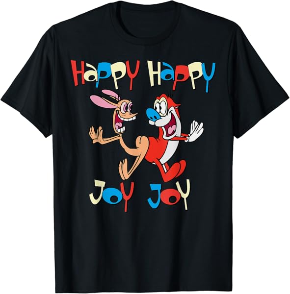Ren and Stimpy Happy Happy Joy Joy Dance T-Shirt